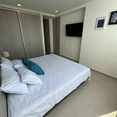 Nuevo Apto A 2 Cuadras De Playa Azul Ideal Para Descansar A 10 Minutos De La Muralla Apartamento Cartagena