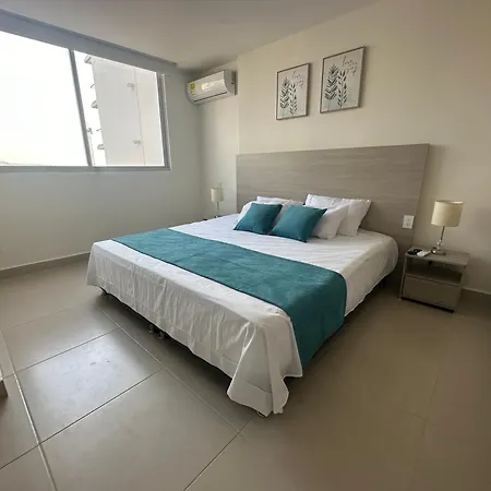 Nuevo Apto A 2 Cuadras De Playa Azul Ideal Para Descansar A 10 Minutos De La Muralla Apartamento Cartagena