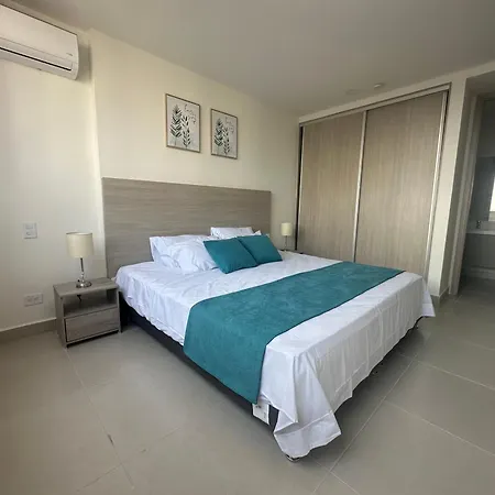 Nuevo Apto A 2 Cuadras De Playa Azul Ideal Para Descansar A 10 Minutos De La Muralla Apartamento Cartagena