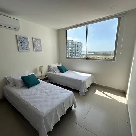 Nuevo Apto A 2 Cuadras De Playa Azul Ideal Para Descansar A 10 Minutos De La Muralla Apartamento *