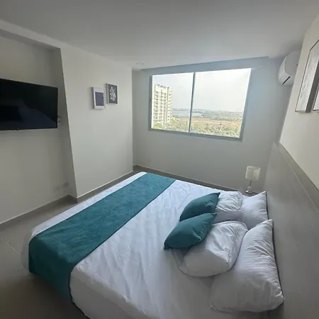 Nuevo Apto A 2 Cuadras De Playa Azul Ideal Para Descansar A 10 Minutos De La Muralla Apartamento