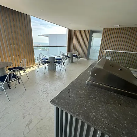 Apartamento Nuevo Apto A 2 Cuadras De Playa Azul Ideal Para Descansar A 10 Minutos De La Muralla