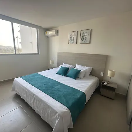 Apartamento Nuevo Apto A 2 Cuadras De Playa Azul Ideal Para Descansar A 10 Minutos De La Muralla *