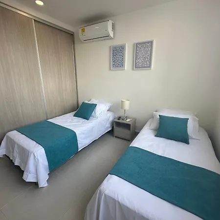 Nuevo Apto A 2 Cuadras De Playa Azul Ideal Para Descansar A 10 Minutos De La Muralla * Cartagena