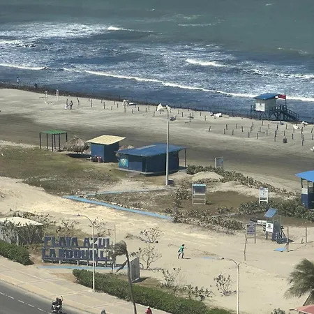 Nuevo Apto A 2 Cuadras De Playa Azul Ideal Para Descansar A 10 Minutos De La Muralla Apartamento